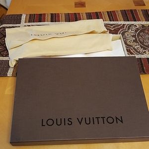 Louis Vuitton box, dust bag and tissue